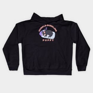 Hurkle-Durkling Puppy Kids Hoodie